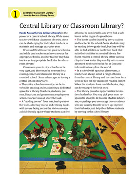Central or Classroom Library?
