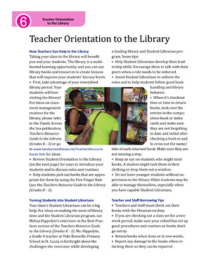 Prepare Students, Teachers, and Parents